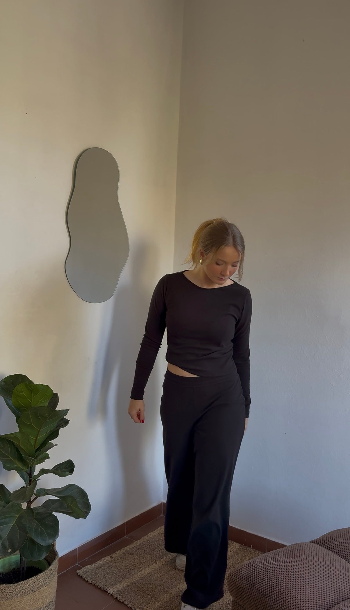 pant basic negro