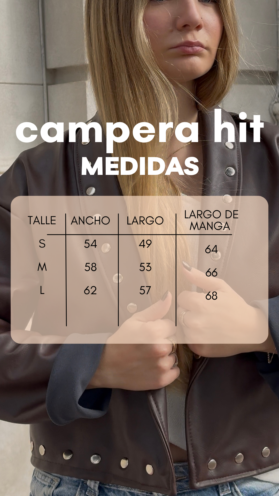 campera hit sin tachas