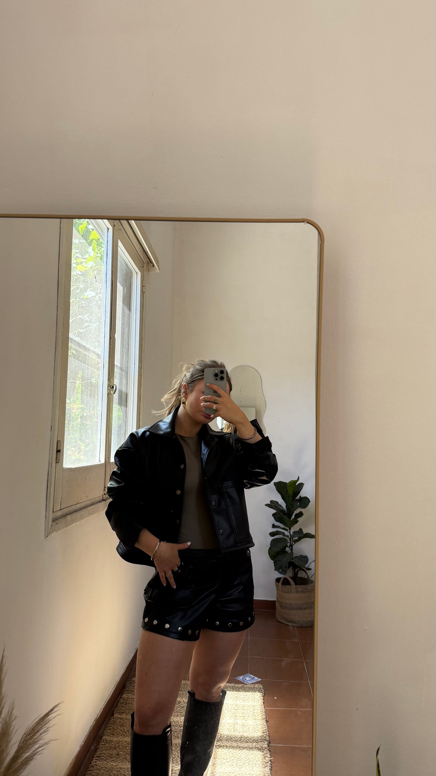 campera aura ecocuero