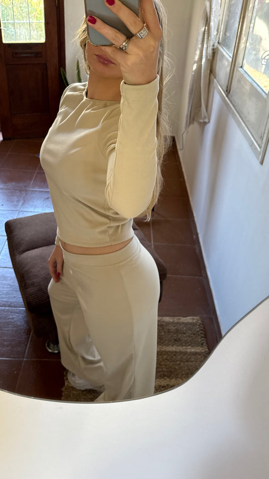 pant basic beige