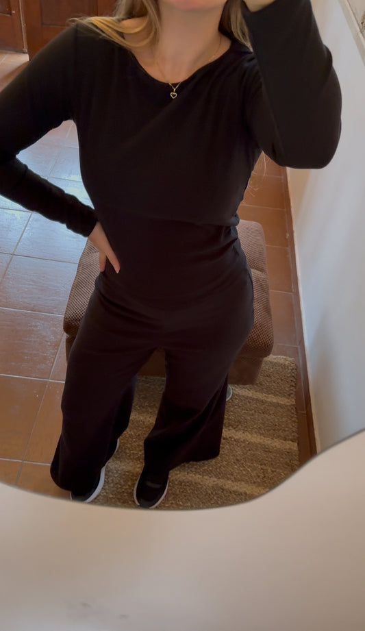 pant basic negro