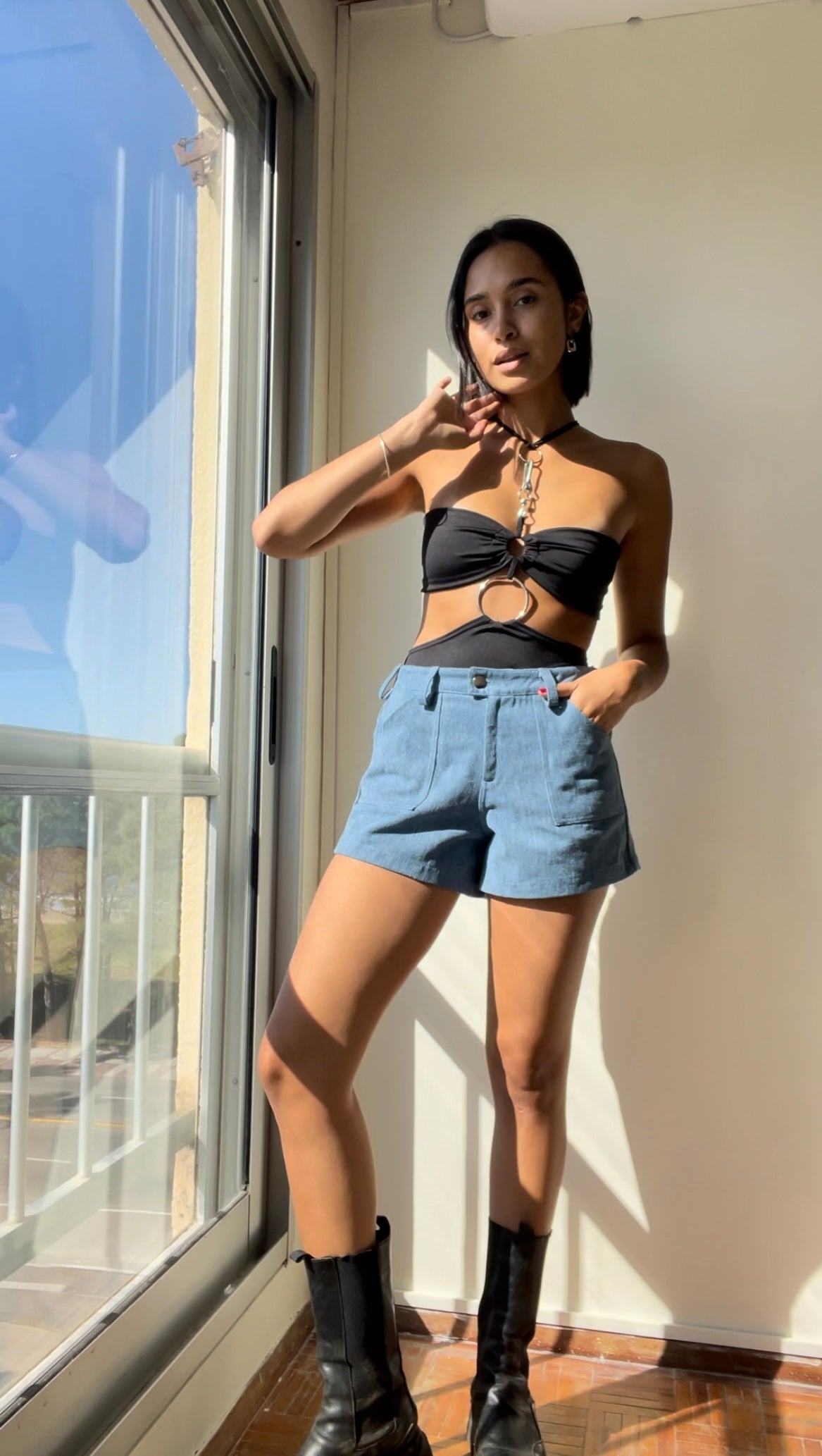 short DENIM