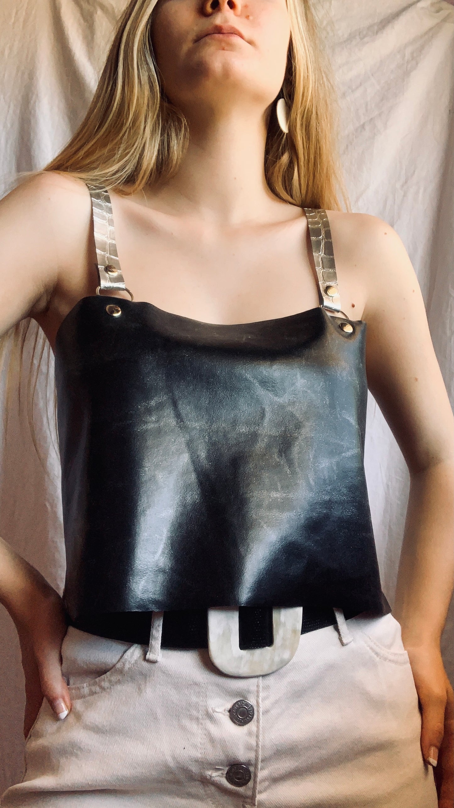 top con argollas